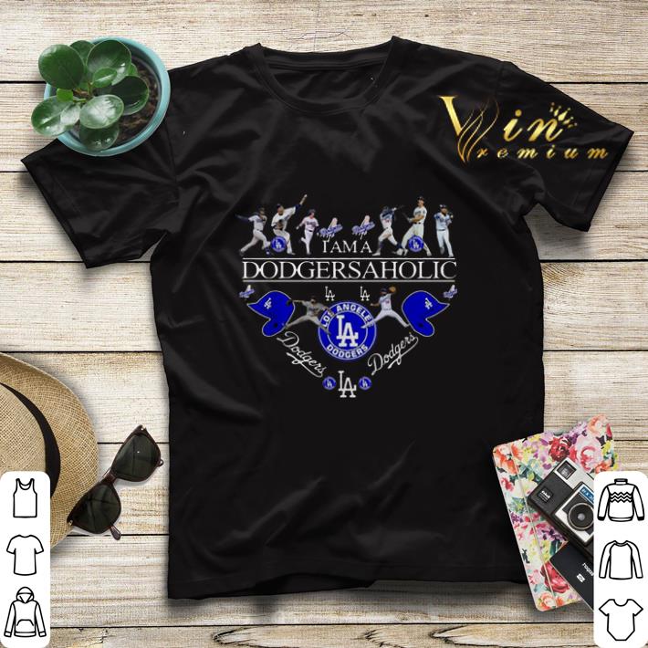 I Am A Dodgersaholic I Love Los Angeles Dodgers shirt sweater 4 - I Am A Dodgersaholic I Love Los Angeles Dodgers shirt sweater