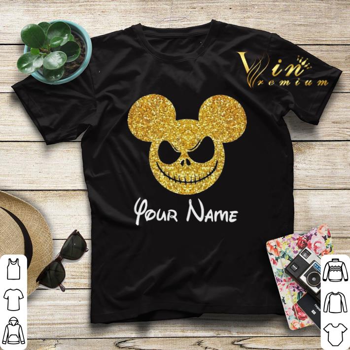 Mickey Face Your Name Jack Skellington shirt 4 - Mickey Face Your Name Jack Skellington shirt