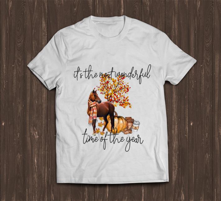 Nice Horse It s The Most Wonderful Time Of The Year shirt 1 - Nice Horse It's The Most Wonderful Time Of The Year shirt