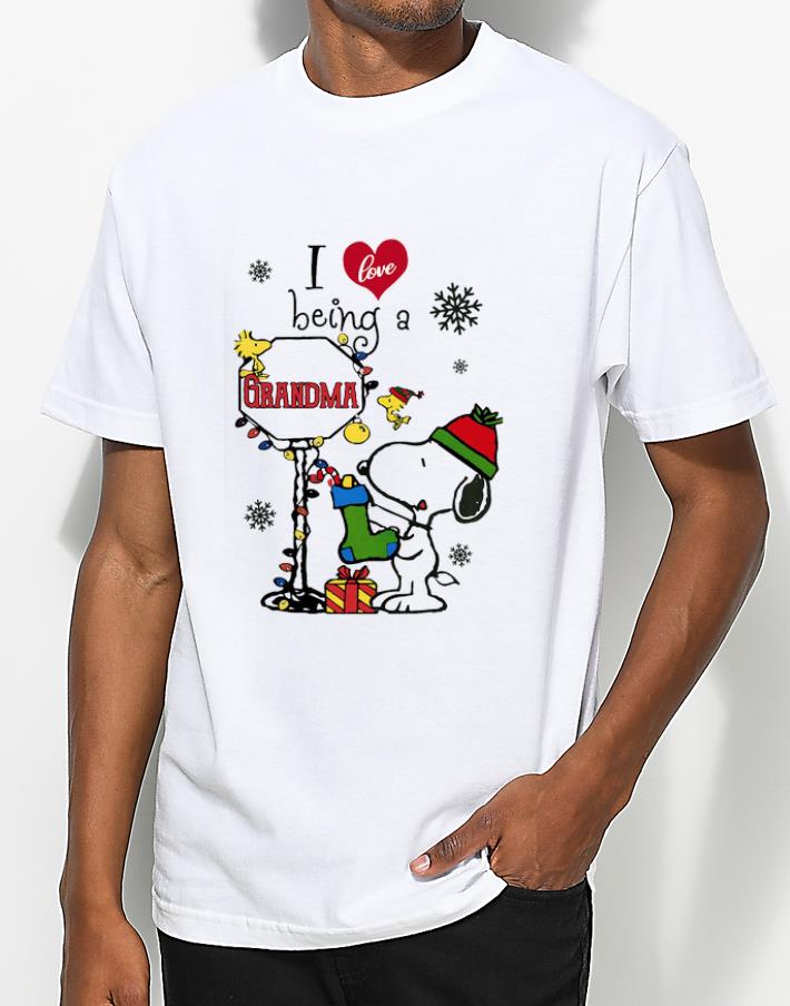 Nice I Love Being A Grandma Christmas Snoopy shirt 4 - Nice I Love Being A Grandma Christmas Snoopy shirt