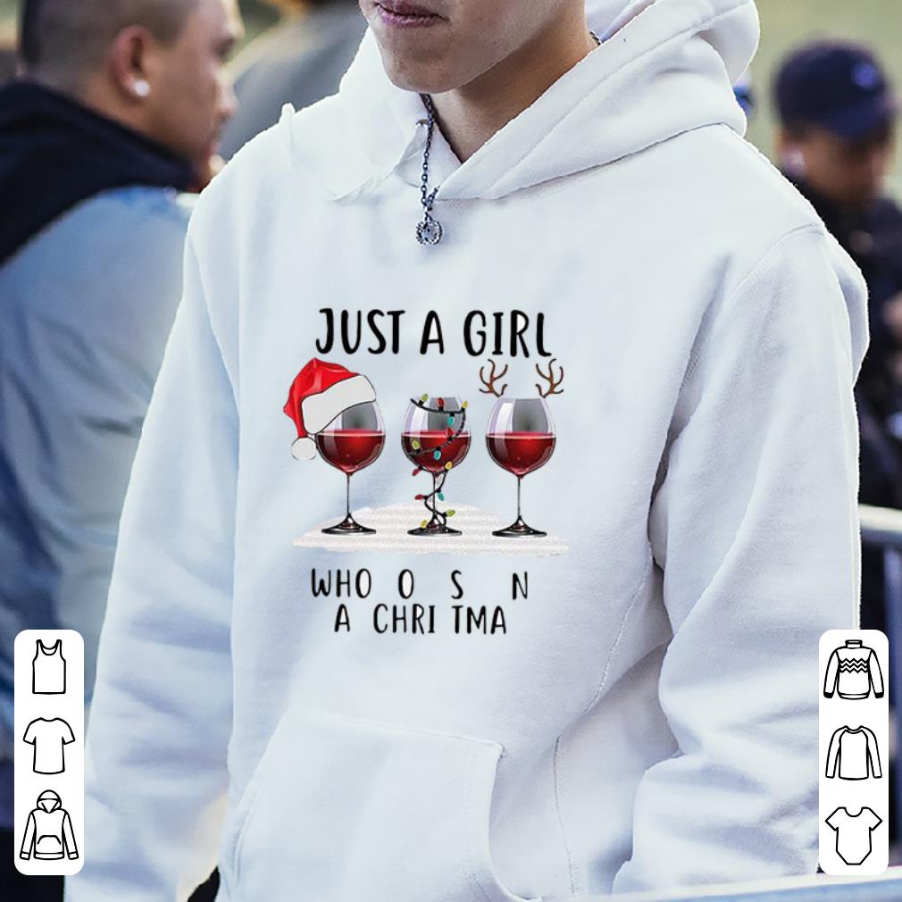 Nice Just A Girl Who Loves Wine At Christmas shirt 4 - Nice Just A Girl Who Loves Wine At Christmas shirt