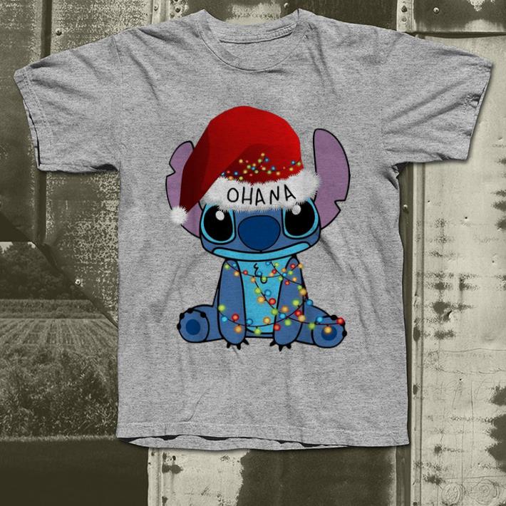 Nice Ohana Stitch Disney Christmas Light shirt 4 - Nice Ohana Stitch Disney Christmas Light shirt