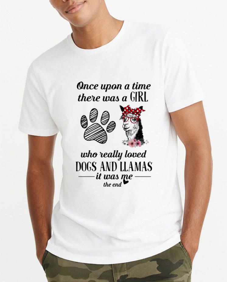 Nice Once Upon A Time A Girl Really Loves Dogs And Llamas shirt 4 - Nice Once Upon A Time A Girl Really Loves Dogs And Llamas shirt