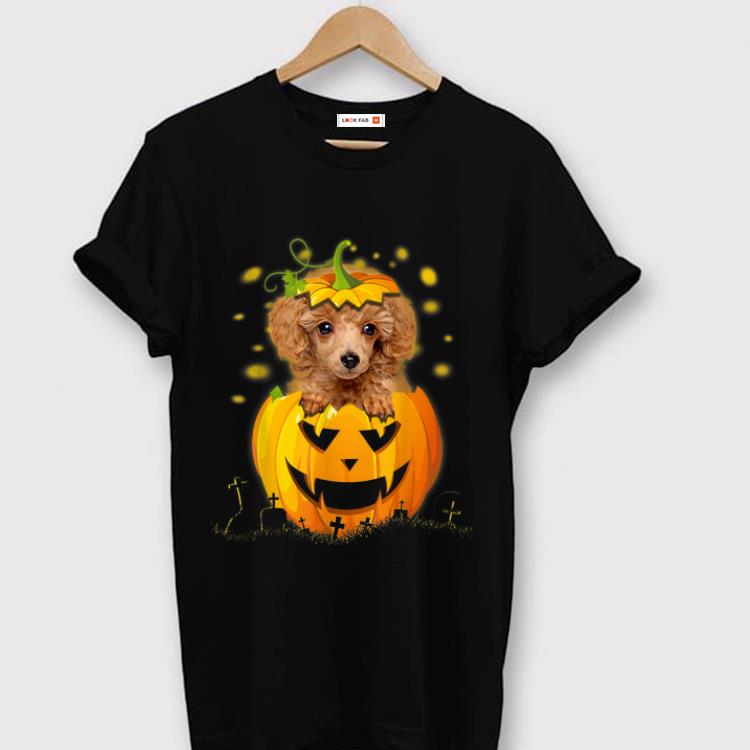 Nice Poodle Dog Pumpkin Halloween Witch shirt 1 - Nice Poodle Dog Pumpkin Halloween Witch shirt
