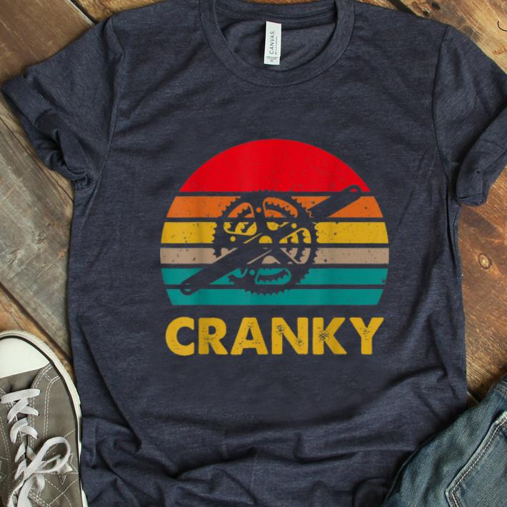 Nice Retro Vintage Bicycle Cranky Cycling Lovers shirt 1 - Nice Retro Vintage Bicycle Cranky Cycling Lovers shirt
