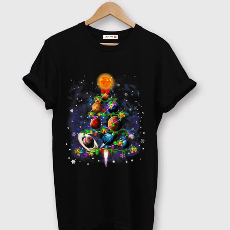 Nice Solar System Planets Christmas Tree shirt 1 - Nice Solar System Planets Christmas Tree shirt