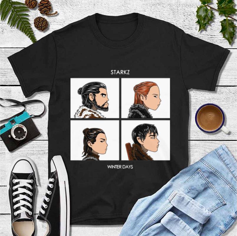 Nice Starkz Jon Snow Sansa Stark Arya Stark Bran Stark Winter Days GOT shirt 4 - Nice Starkz Jon Snow Sansa Stark Arya Stark Bran Stark Winter Days GOT shirt
