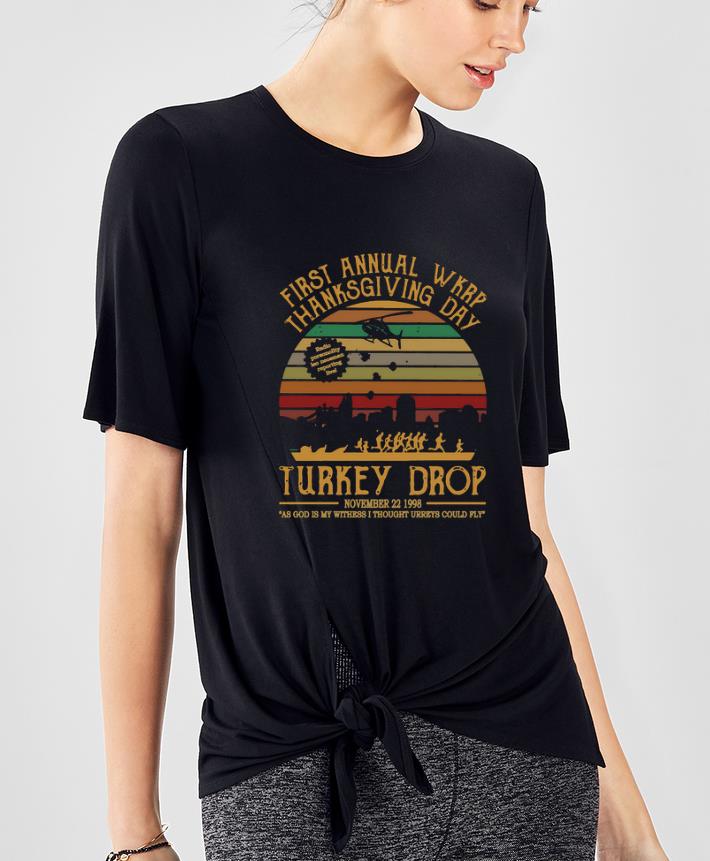 Nice Vintage First Annual Wkrp Thanksgiving Day Turkey Drop shirt 4 - Nice Vintage First Annual Wkrp Thanksgiving Day Turkey Drop shirt