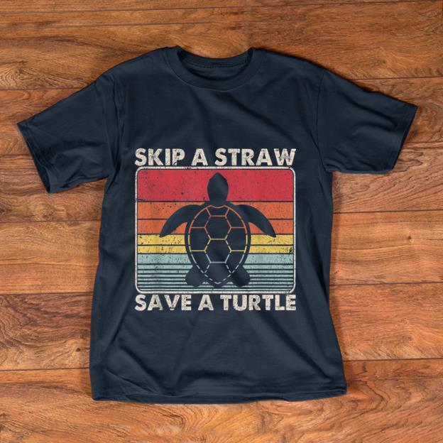 Nice Vintage Skip A Straw Save A Turtle shirt 1 - Nice Vintage Skip A Straw Save A Turtle shirt