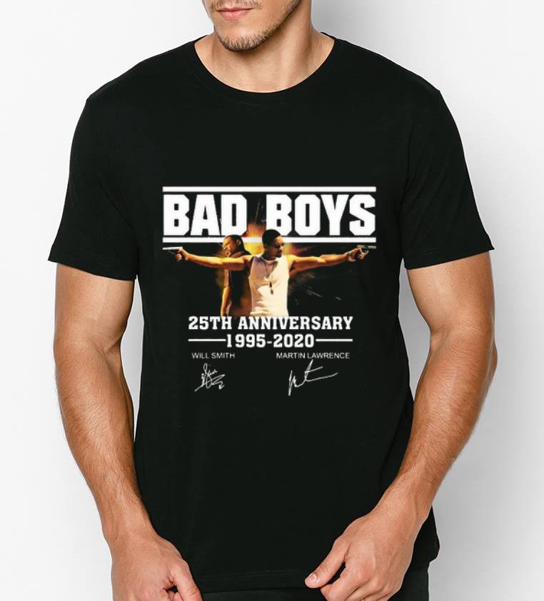 Official 25th anniversary Bad Boys 1995 2020 signature shirt 4 - Official 25th anniversary Bad Boys 1995-2020 signature shirt