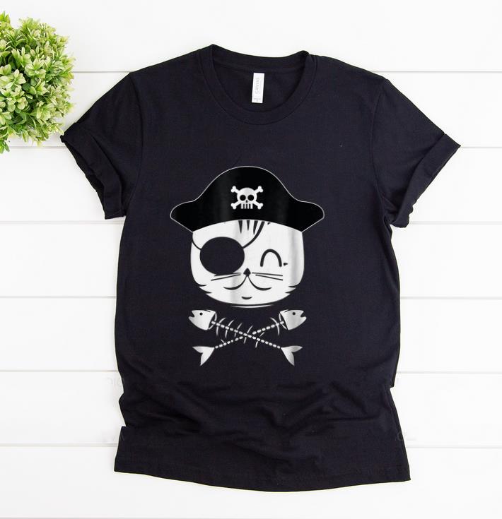 Official Cat Pirate Jolly Roger Flag Skull and Crossbones shirt 1 - Official Cat Pirate Jolly Roger Flag Skull and Crossbones shirt