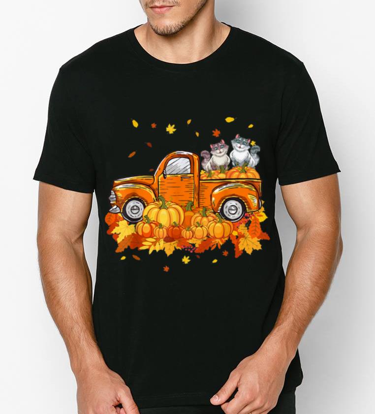 Official Cat Pumpkin Truck Halloween Thanksgiving Day Cat Lovers shirt 4 - Official Cat Pumpkin Truck Halloween Thanksgiving Day Cat Lovers shirt