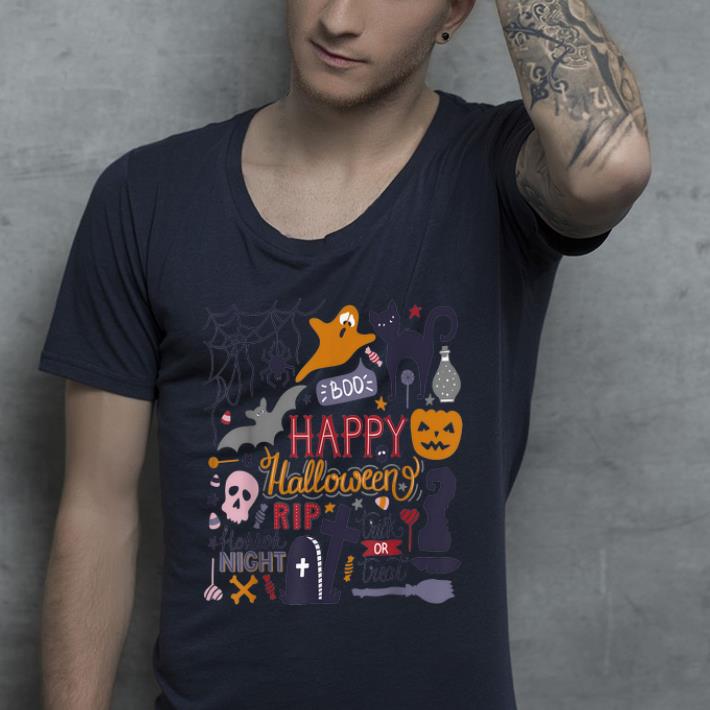 Official Happy Halloween Night Trick Or Treat Cat Pumpkin Witch Boo shirt 4 - Official Happy Halloween Night Trick Or Treat Cat Pumpkin Witch Boo shirt