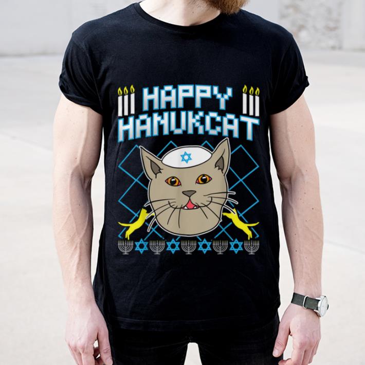 Official Happy Hanukcat Hannukah Jewish Cat Ugly Christmas Sweater shirt 4 - Official Happy Hanukcat Hannukah Jewish Cat Ugly Christmas Sweater shirt