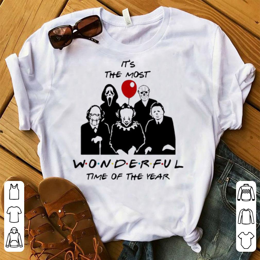 Official Horror Characters It s The Most Wonderful Time Of The Year shirt 1 - Official Horror Characters It's The Most Wonderful Time Of The Year shirt