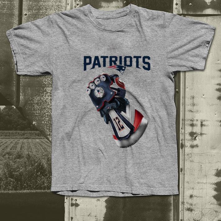 Official Infinity Gauntlet New England Patriots shirt 4 - Official Infinity Gauntlet New England Patriots shirt