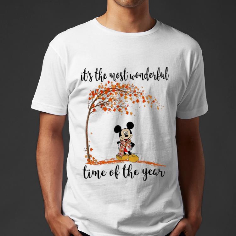 Official Mickey Mouse It s The Most Wonderful Time Of The Year Autumn shirt 4 - Official Mickey Mouse It's The Most Wonderful Time Of The Year Autumn shirt