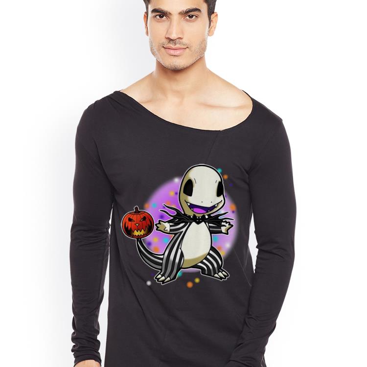 Official Official Halloween Jack Skellington Hitokage Charmander shirt 4 - Official Official Halloween Jack Skellington Hitokage Charmander shirt