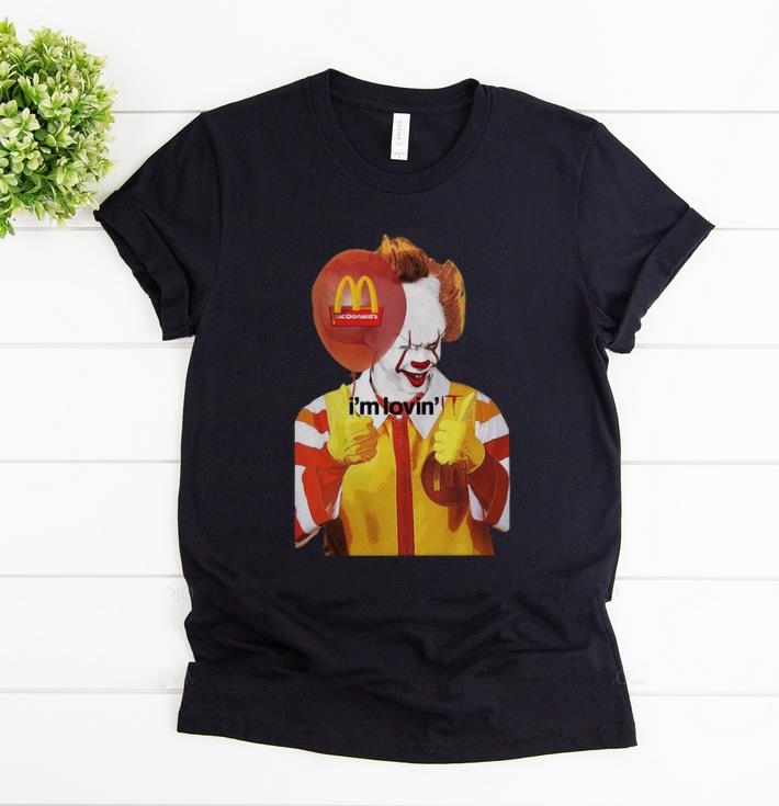 Official Pennywise Mcdonald s I m lovin IT shirt 1 - Official Pennywise Mcdonald’s I’m lovin’ IT shirt