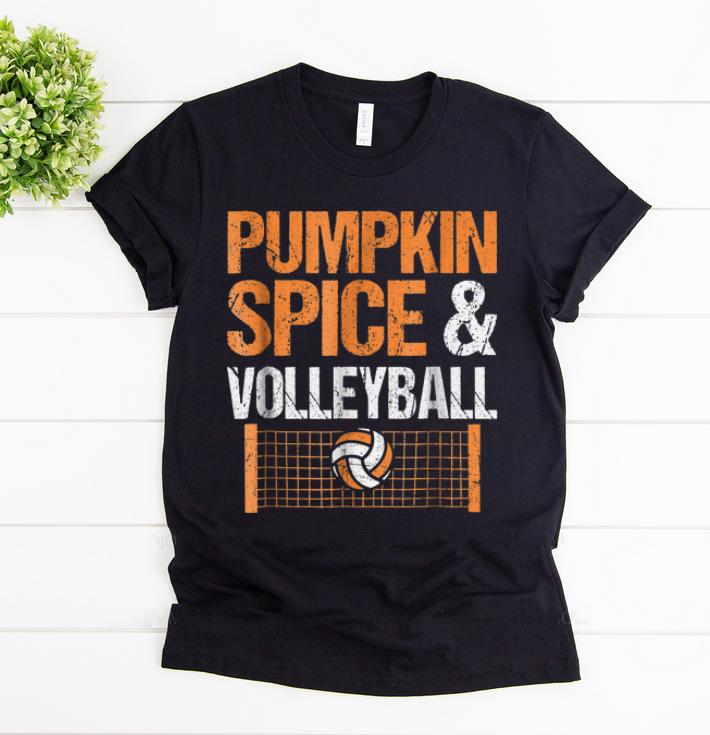 Official Pumpkin Spice And Volleyball Fall Halloween shirt 1 - Official Pumpkin Spice And Volleyball Fall Halloween shirt