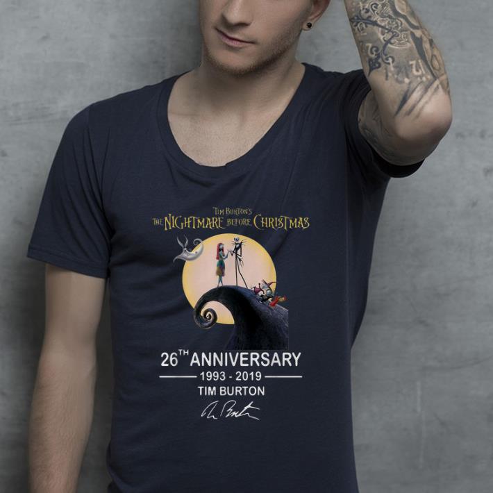 Official The Nightmare Before Christmas 26th Anniversary Signature shirt 4 - Official The Nightmare Before Christmas 26th Anniversary Signature shirt