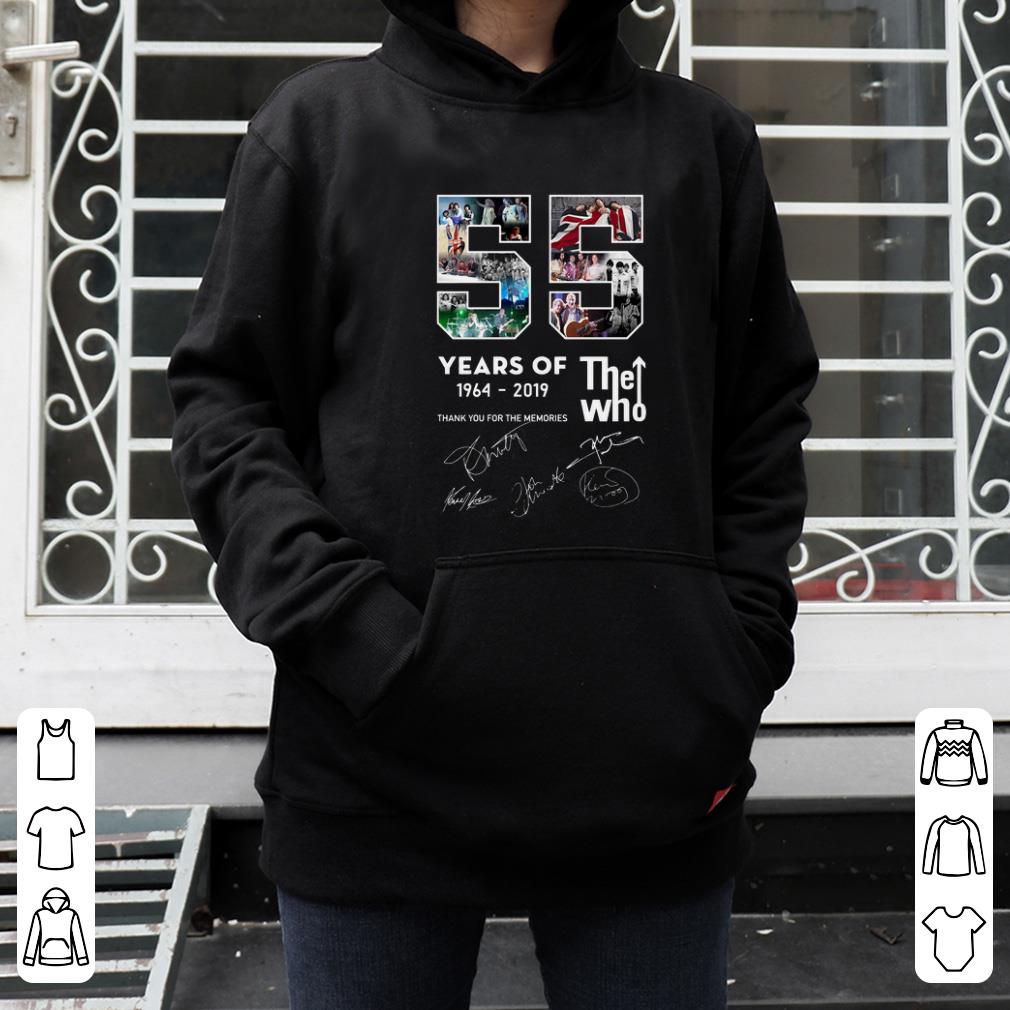 Official The Who 55 Years 1964 2019 Thank You For The Memories shirt 4 - Official The Who 55 Years 1964 2019 Thank You For The Memories shirt