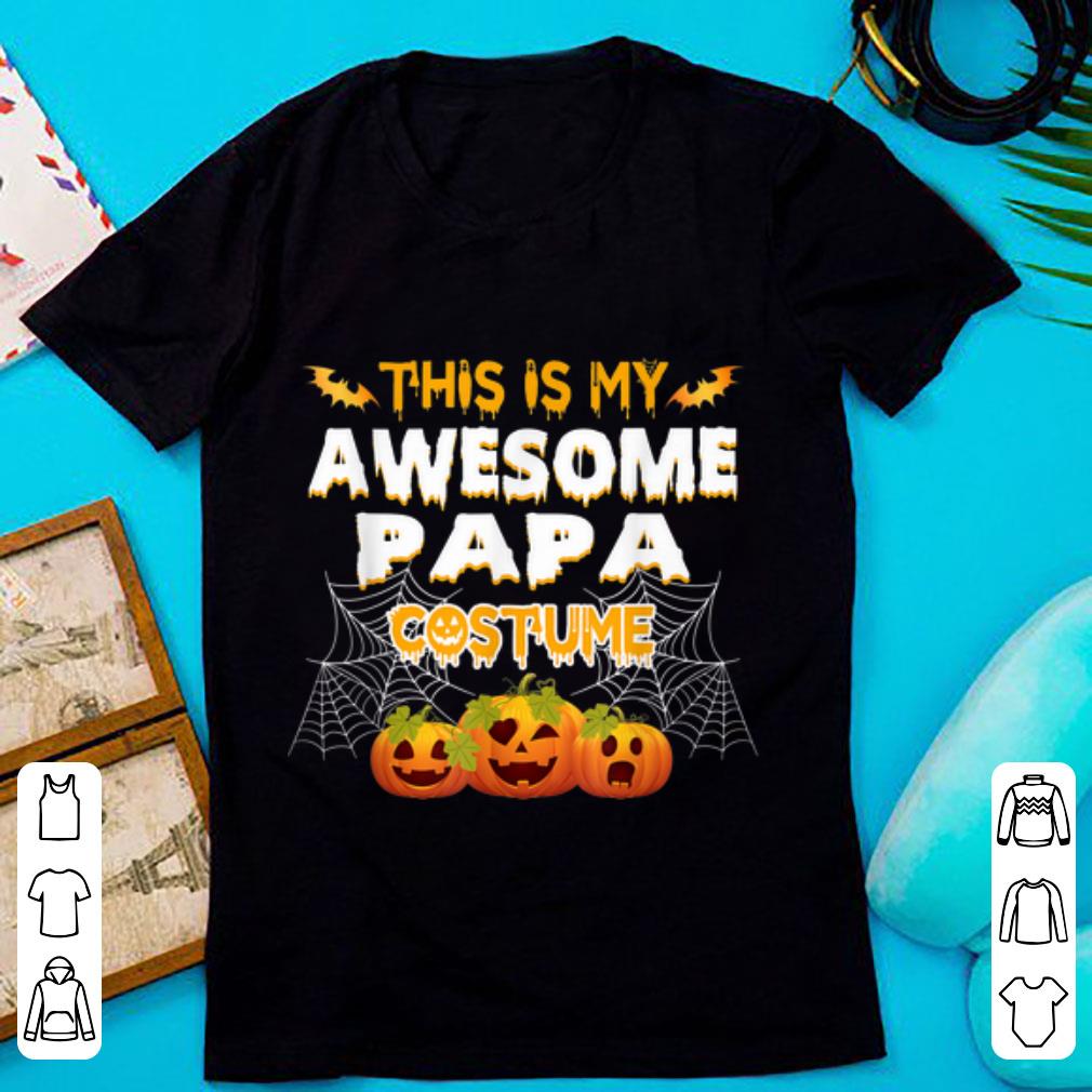 Official This Is My Awesome Papa Costume Pumpkin Halloween Costume shirt 1 - Official This Is My Awesome Papa Costume Pumpkin Halloween Costume shirt