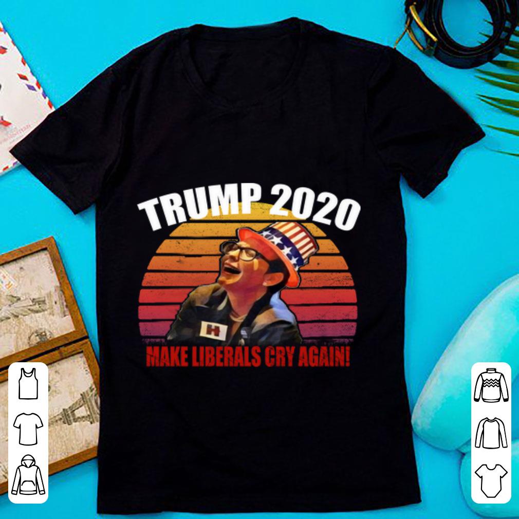 Official Trump 2020 Make Liberals Cry Again Vintage Sunset shirt 1 - Official Trump 2020 Make Liberals Cry Again Vintage Sunset shirt