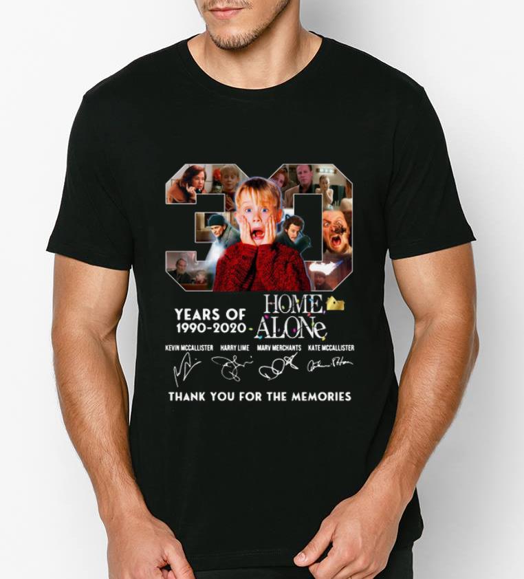 Original 30 Years Of Home Alone Thank You For The Memories Signatures shirt 4 - Original 30 Years Of Home Alone Thank You For The Memories Signatures shirt