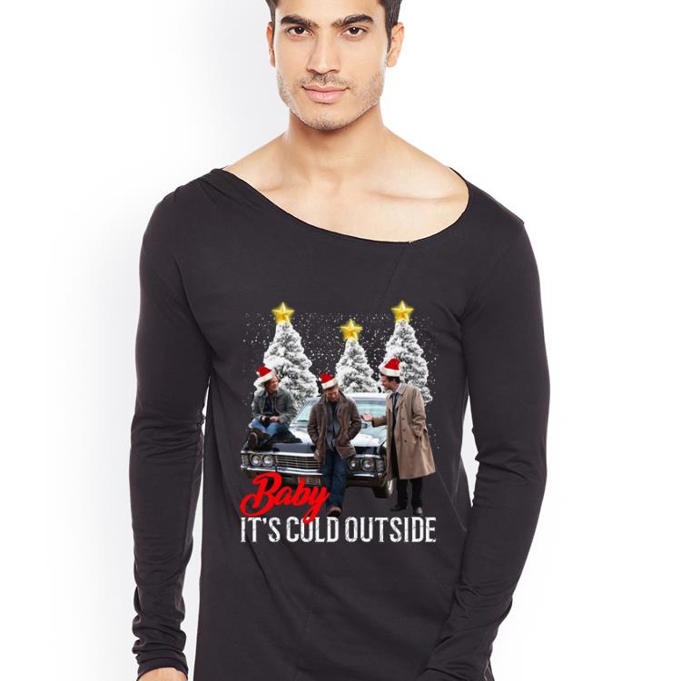 Original Baby It s Cold Outside Christmas Supernatural shirt 4 - Original Baby It's Cold Outside Christmas Supernatural shirt