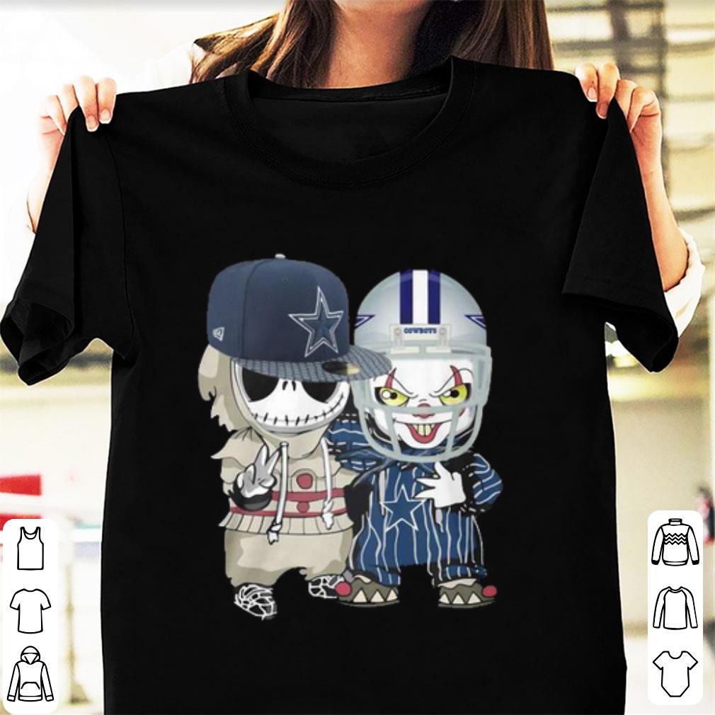 Original Baby Jack Skellington and Pennywise Dallas Cowboys shirt 1 - Original Baby Jack Skellington and Pennywise Dallas Cowboys shirt