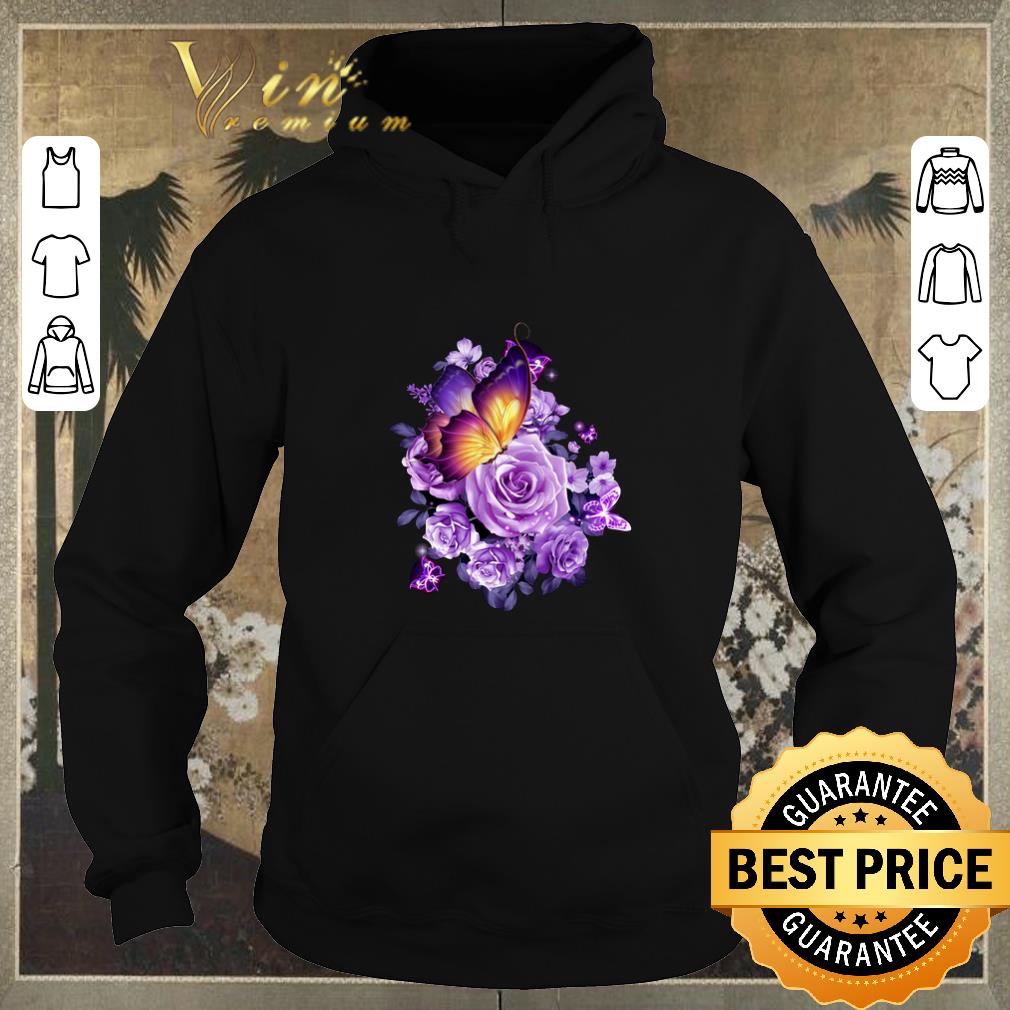 Original Butterfly purple flower shirt sweater 4 1 - Original Butterfly purple flower shirt sweater
