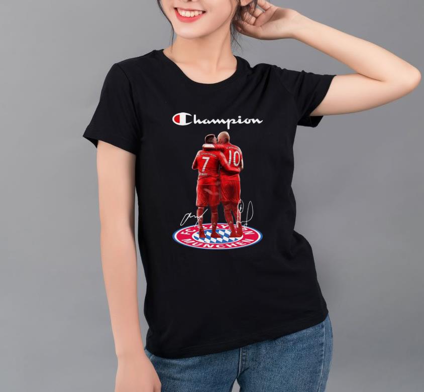 Original Champion Bayern Munich Franck Ribery And Arjen Robben Signature shirt 4 - Original Champion Bayern Munich Franck Ribery And Arjen Robben Signature shirt