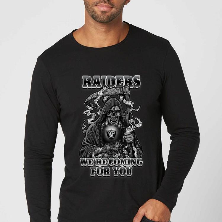 Original Halloween Oakland Raider We re Coming For You NFL shirt 4 - Original Halloween Oakland Raider We're Coming For You NFL shirt