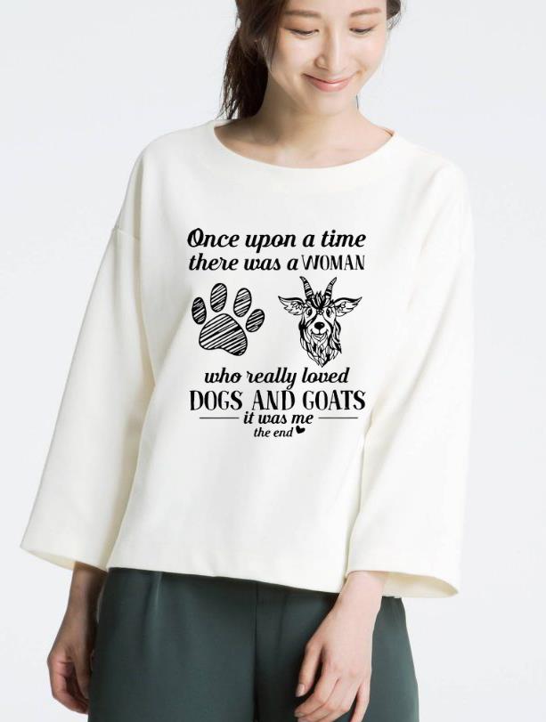 Original Once Upon A Time There Was A Woman Really Loved Dogs And Goats shirt 4 - Original Once Upon A Time There Was A Woman Really Loved Dogs And Goats shirt