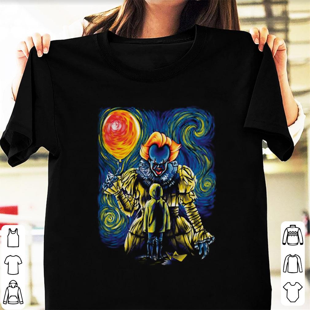 Original Pennywise And Georgie Van Gogh shirt 1 - Original Pennywise And Georgie Van Gogh shirt