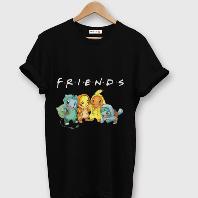 Original Pikachu Bulbasaur Charmander Uzi Pokemon Friends TV Show shirt 1 - Original Pikachu Bulbasaur Charmander Uzi Pokemon Friends TV Show shirt