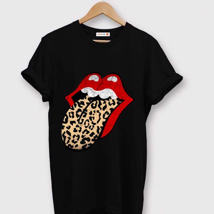 Original Red Lips Leopard Tongue Iconic Band shirt 1 - Original Red Lips Leopard Tongue Iconic Band shirt