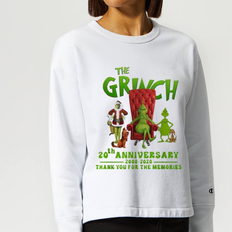 Original The Grinch 20th Anniversary 2000 2020 Christmas Grinch shirt 4 - Original The Grinch 20th Anniversary 2000-2020 Christmas Grinch shirt