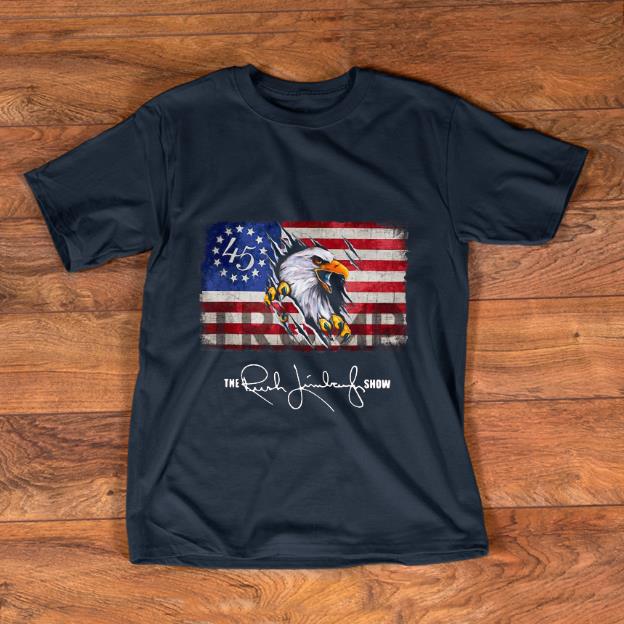 Original Trump Eagle The Rush Limbaugh show Betsy Ross Flag shirt 1 - Original Trump Eagle The Rush Limbaugh show Betsy Ross Flag shirt