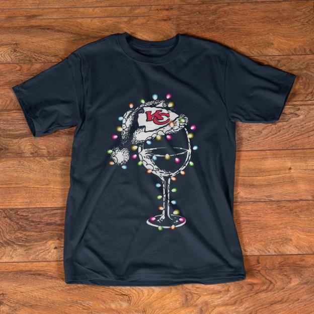 Original Wine Glass Light Christmas Kansas City Chiefs shirt 1 - Original Wine Glass Light Christmas Kansas City Chiefs shirt