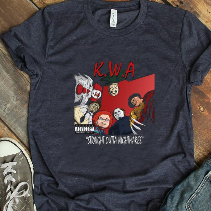 Original With Attitude Straight Outs Nightmares K W A Killers shirt 1 - Original With Attitude Straight Outs Nightmares K.W.A Killers shirt
