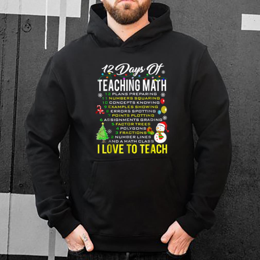 Premium 12 Day Of Math Teacher Ugly Christmas Sweater shirt 4 - Premium 12 Day Of Math Teacher Ugly Christmas Sweater shirt