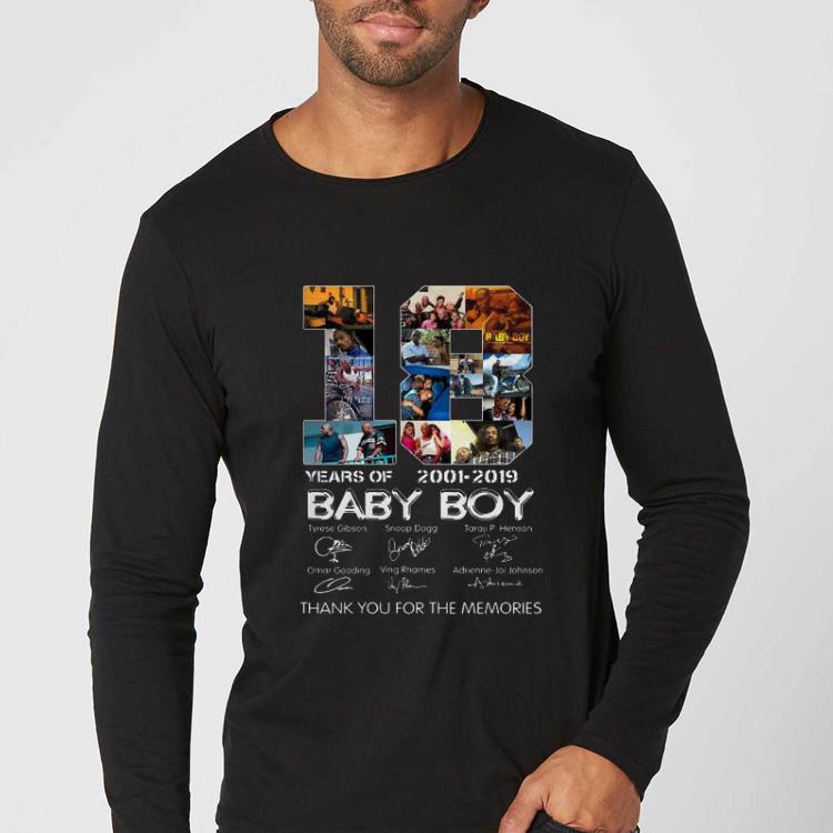 Premium Baby Boy 18 Years of 2001 2019 thank you for the memories shirt 4 - Premium Baby Boy 18 Years of 2001 2019 thank you for the memories shirt