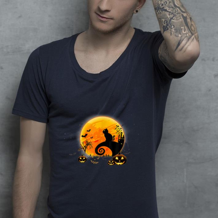 Premium Black Cat Pumpkin Moon Nightmare Before Christmas shirt 4 - Premium Black Cat Pumpkin Moon Nightmare Before Christmas shirt