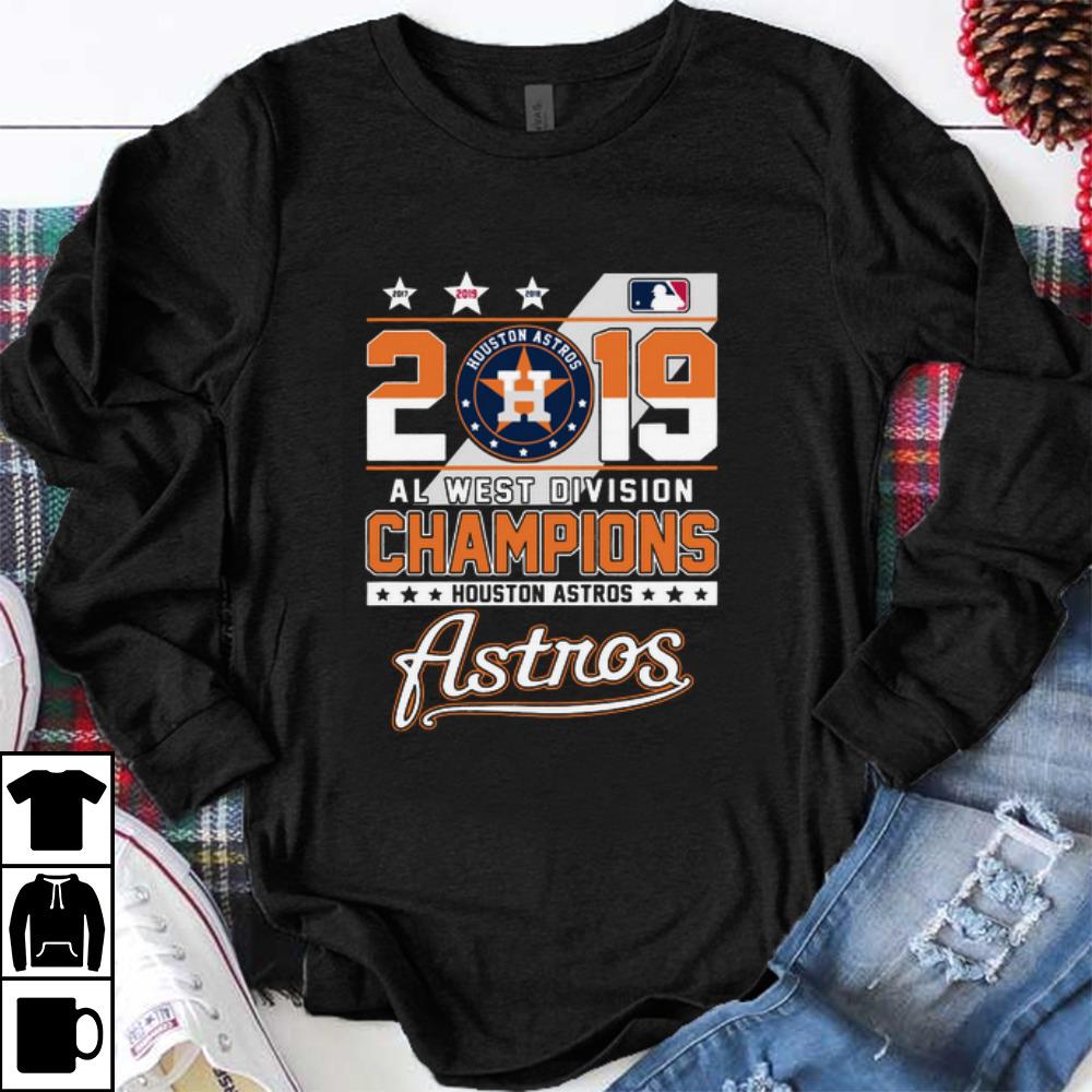 Premium Champions Houston Astros 2019 Al West Division shirt 1 - Premium Champions Houston Astros 2019 Al West Division shirt