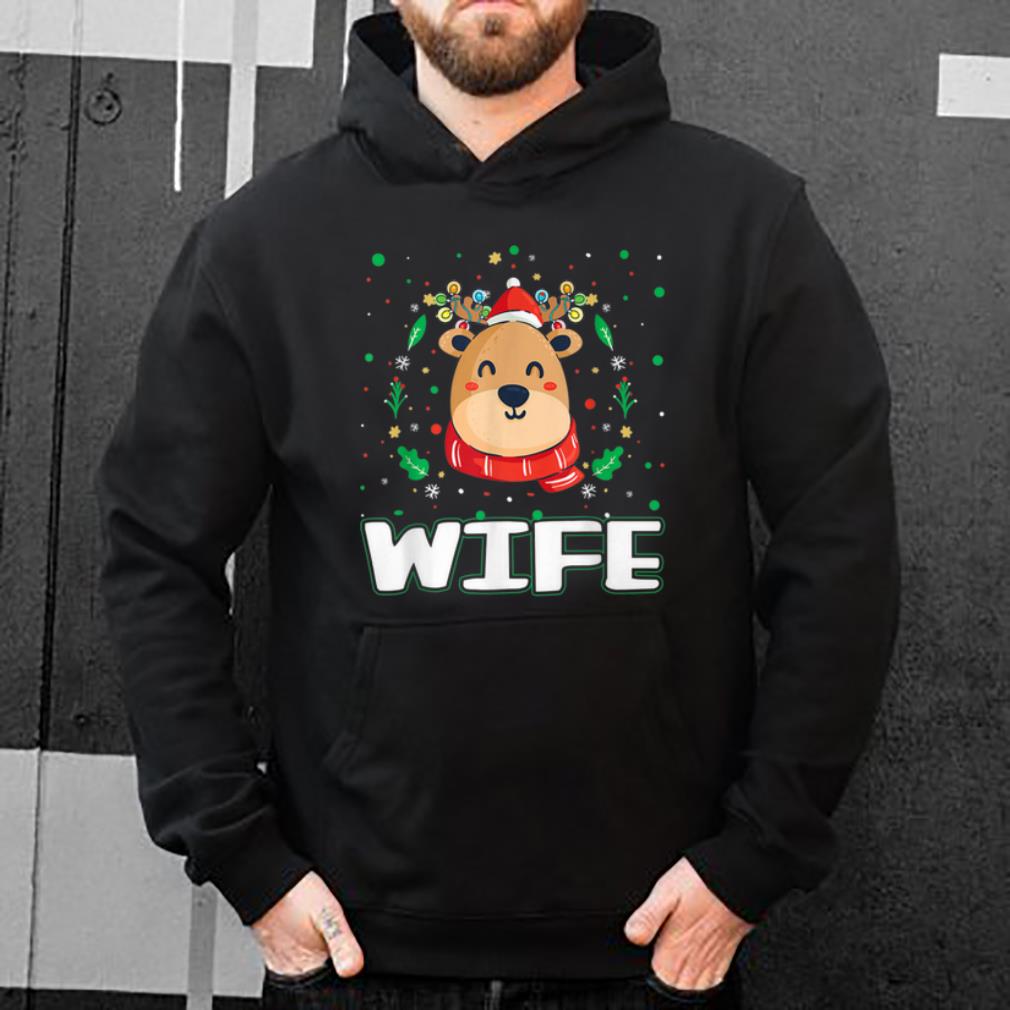 Premium Cute Wife Reindeer Santa Ugly Christmas Family Matching shirt 4 - Premium Cute Wife Reindeer Santa Ugly Christmas Family Matching shirt