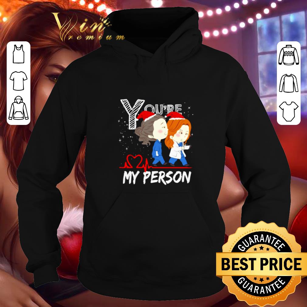 Premium Grey s Anatomy Nurse You re my person Christmas shirt 4 - Premium Grey's Anatomy Nurse You're my person Christmas shirt
