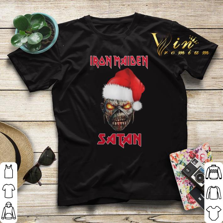 Premium Santa Iron Maiden shirt 4 - Premium Santa Iron Maiden shirt