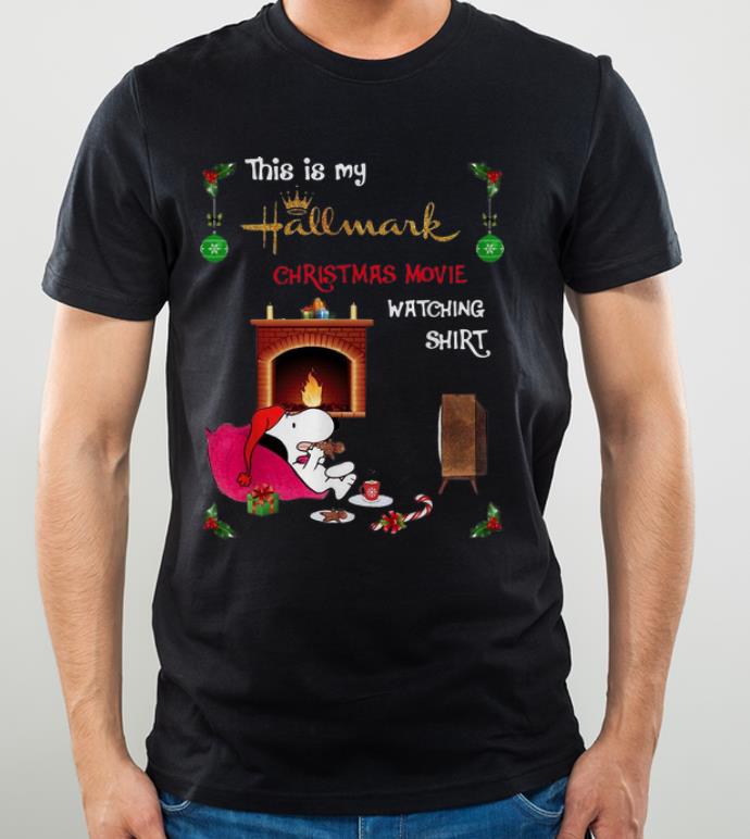 Premium Snoopy This Is My Hallmark Christmas Movie Watching shirt 4 - Premium Snoopy This Is My Hallmark Christmas Movie Watching shirt